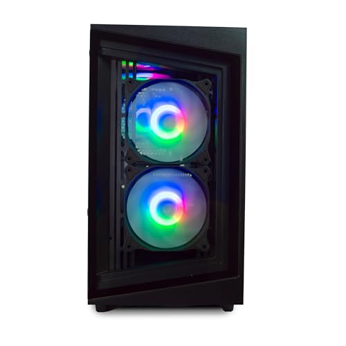 ionz Gaming PC - Desktop PC, RYZEN 5 4500 CPU, AMD RTX 3050 GPU, 16GB RAM, 500GB SSD, 500W 80+ PSU, WiFi - Windows 11, Black - G1 - Image 3