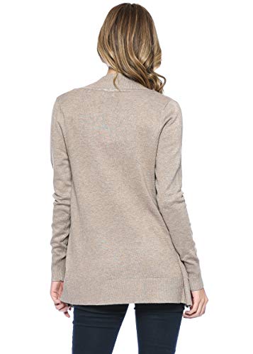 Image of Urban Look Womens Basic Long Sleeve Open Front Comfy Sweater Cardigan