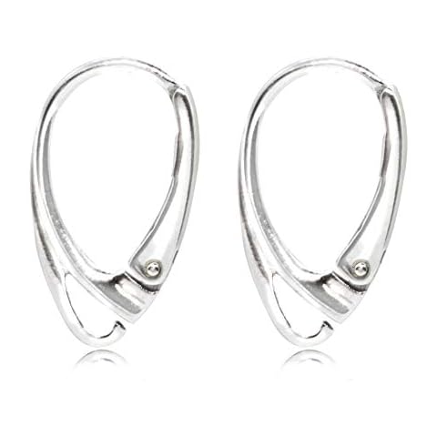TJS Lever Back Clip Earring Findings Nickel-Free 925 Sterling Silver, for DIY Jewellery Designs Cover