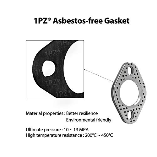 Image of 1PZ EGS-M27 Exhaust Gasket for GY6 49cc 50cc 70cc 90cc 110cc 125cc 150cc Scooter Moped Motorcycle Go Kart ATV Quad 4Wheeler Dune Buggy Dirt Pit Bike
