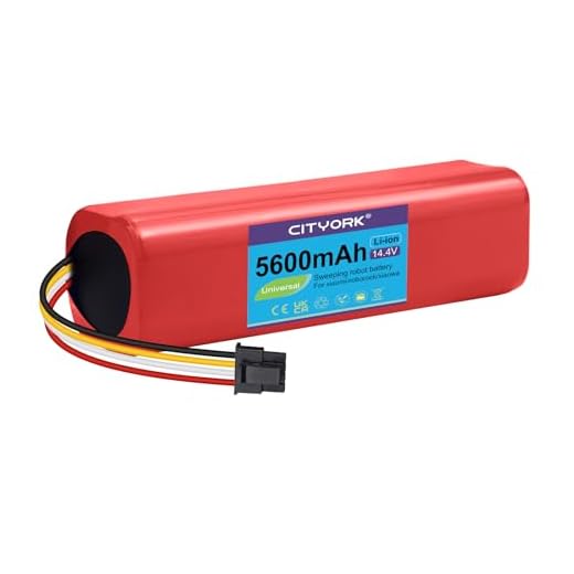 CITYORK Bateria de reposição para acessórios de aspirador de pó Xiaomi Roborock S50 S51,5600mAh