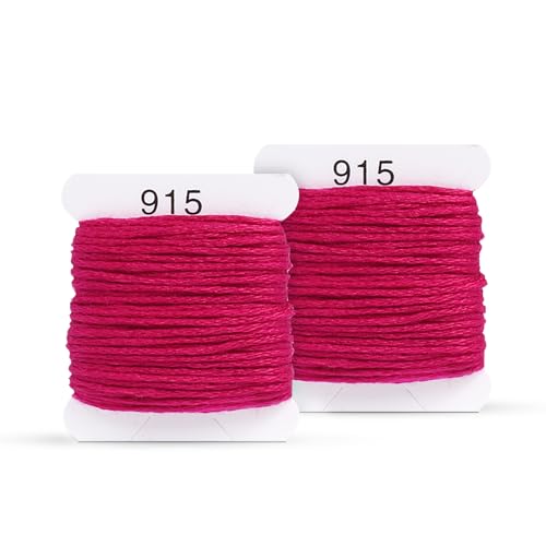 Image of Embroidery Floss Kit and Refills - Cotton Threads - DMC Color Coding for Cross Stitch, String Crafts, Friendship Bracelets