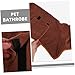 SUPVOX Pet Bathrobe for Dogs and Cats Absorbent Towel Robe for Quick Drying Soft and Comfortable Dog Grooming Bathrobe
