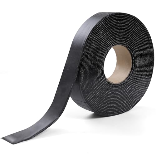 Boshen 1 Roll 1.57in x 33 FT Asphalt Crack Tape Self-Adhesive Asphalt Crack Filler Asphalt Joint Repair for Driveway Parking Lot Roof Asphalt Cement Road(3mm Thick), No Torch Required