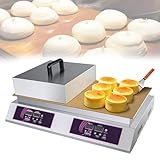 MáQuina EléCtrica Profesional para Hacer Tortitas Soufflé, MáQuina Japonesa para Hacer Tortitas Soufflé, Placa Calefactora con Control Digital De Temperatura Double-Ended