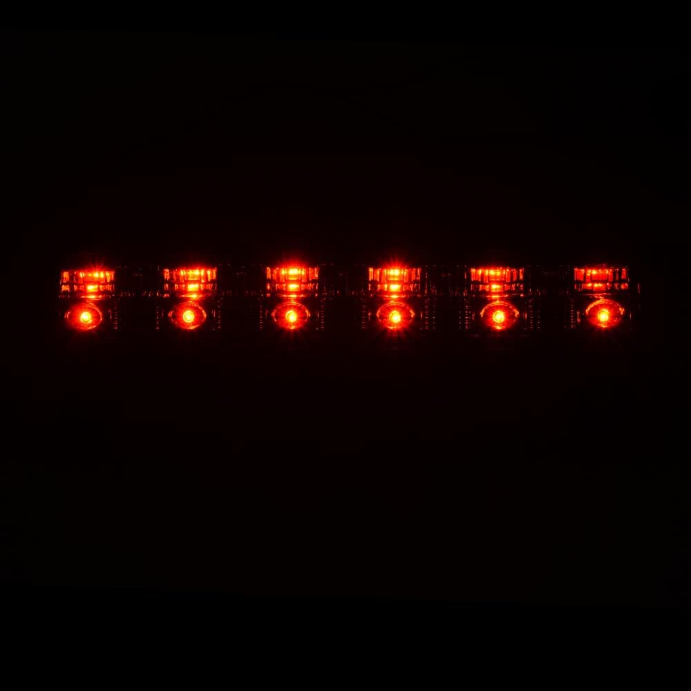 ALLGOOD LED Bar 3rd Third Brake Light, Compatible with Chevy Suburban Tahoe GMC Yukon 2000-2006, High Mount Rear Tail Stop Light Cargo Lamp, Smoky Lens Chrome Housing