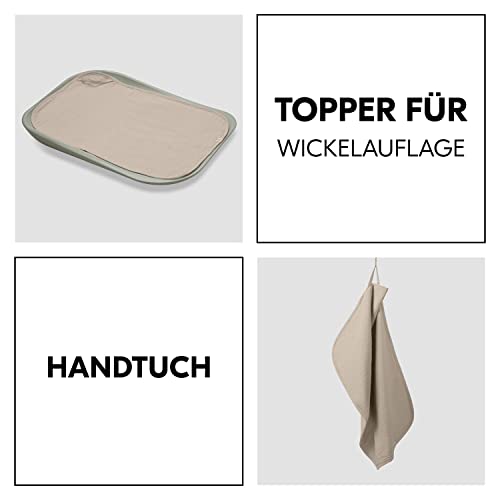 Hauck Auflage/Topper für Wickelauflagen wie Change N Clean - Beige – Ansicht 3