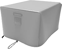 Vista 15 de Atyard Cubierta rectangular para hoguera de gas de 42 x 24 x 24 pulgadas, impermeable, resistente al viento, anti-UV, para muebles de patio