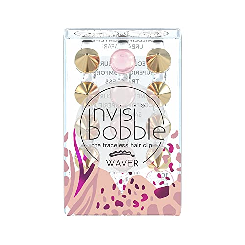 INVISIBOBBLE Urban Safari Waver Wildlife Nightlife 3 Stk, pink, 1 count (Pack of 3) - Image 4