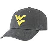 Top of the World West Virginia Mountaineers Men's Adjustable Relaxed Fit Charcoal Icon hat,...