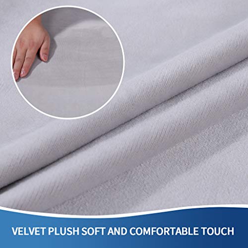 Hyha 2 Pieces Velvet Tub Chair Cover With Cushion Cover thumb #3
