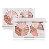 DELISOUL 8 Shades Lasting Highlighter Palette,Shimmer highlighter Makeup,Face Highlighting Powder,Gl