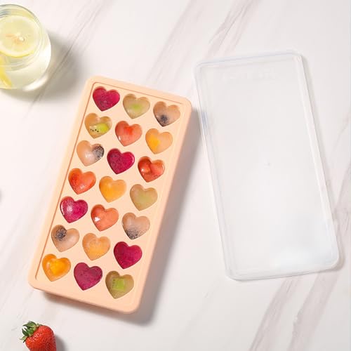 Bandeja de Hielo de Silicona en Forma de Corazón OSALADI miniatura 7