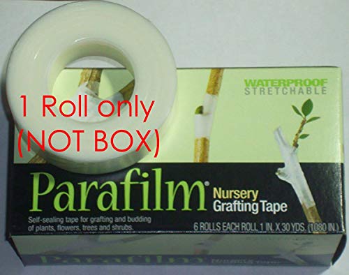 Parafilm Grafting Tape (Genuine By Parafilm 90' Roll Clear (1" - One Inch) #TOP2
