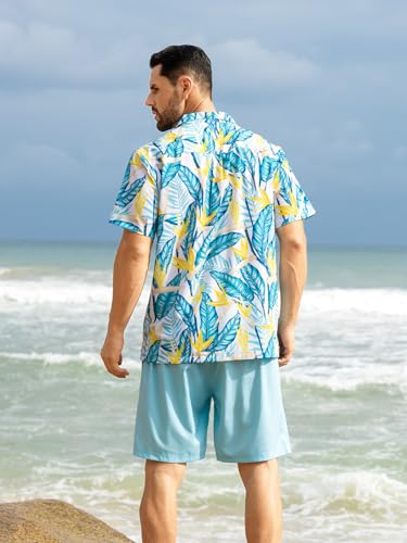 Angel season Men's Funny Swim Trunks with Compression Liner 2 in 1 Quick-Dry 7" Stretch Shorts with Three Pockets3