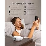 SUPERDANNY 6-Port USB Charger, 40W 8A Mini USB Charging Station, Charging Station for Multiple Devices, 4ft Cable, Compatible with iPhone, iPad, Galaxy, Pixel, for Travel, Cruise, White - Image 4