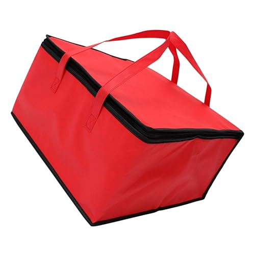 COSMEVIVI Portable Insulated Food Storage Bag Large Capacity Cooler Bag for Takeout Non Woven Food Tote for Groceries Picnics and Meal Prep Easy to Fold Store