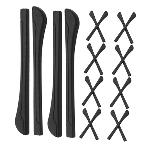 FOMIYES 20 Pcs Silicone Glasses Ear Pads Anti-Slip Eyeglass Leg Covers Replaceable Temple Sleeves for Eyewear Convenient Eyeglass Leg Holders
