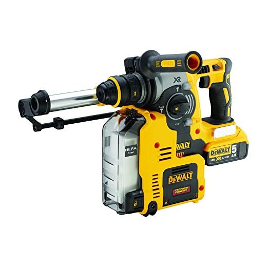 DEWALT DCH275P2-QW Borrhammare SDS-PLUS 18V, 3-Läges med 2x5.0Ah Batterier