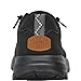 HEYDUDE Women's Sirocco Alta W Sneaker, Black/Black, 12