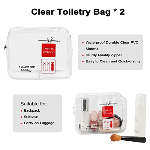 Compression Packing Cubes, 6 Pcs/Set Packing Organizers For Travel, Expandable Luggage Organizer With Toiletry Bag #TOP3