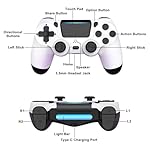 Wireless Controller Dual Vibration Game Joystick Controller for Ps4 Controller/Slim/Pro,Compatible with PS4 Console (black) - Image 5