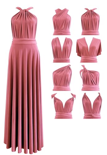 Infinity Dress with Bandeau, Made in USA, Multiway Bridesmaid Dress Convertible Dress, Bridesmaid Dress Twist Wrap Maxi
