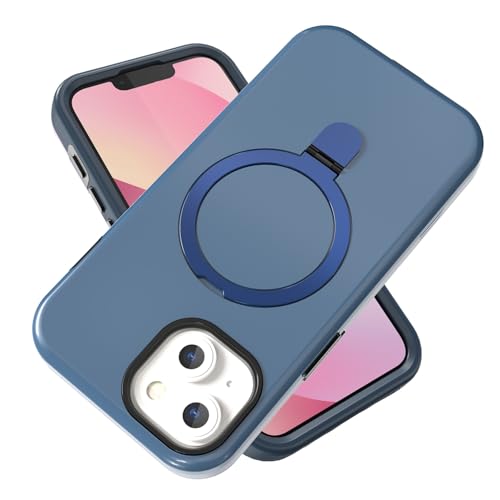Coque iPhone 15 antichoc avec anneau support invisible metallique