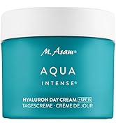 M Asam Aqua Intense Hyaluronic Day Cream SPF 15 (50 ml) - Fragrance-Free Moisturising Cream with Paten...