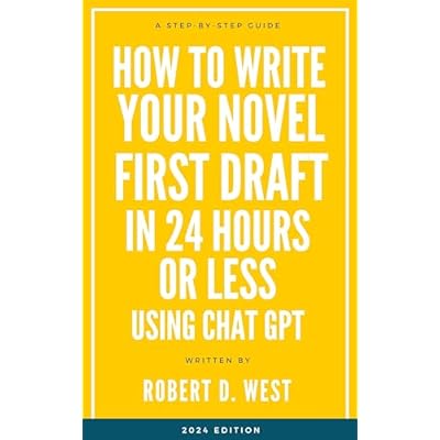 How To Write Your Novel First Draft In 24 Hours Or Less Using Chat GPT: A Step-By-Step Guide