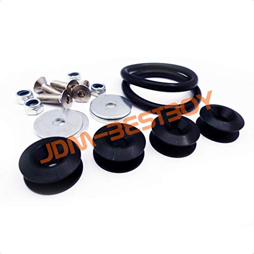 Jdmbestboy Black Quick Release Fasteners For Car Bumpers Trunk Fender Hatch Lids Kit From #TOP22