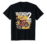 Esta linda de diseño de motocross moto, es un traje para el 2 º cumpleaños o como disfraz para todos los niños, niños pequeños que pronto cumplirán 2 años. Bonito motivo de motocross moto con la inscripción Ya tengo 2 años