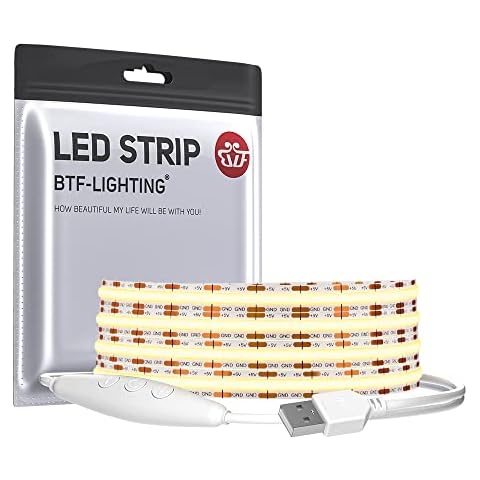 BTF-LIGHTING Bande LED FCOB 1m Cover