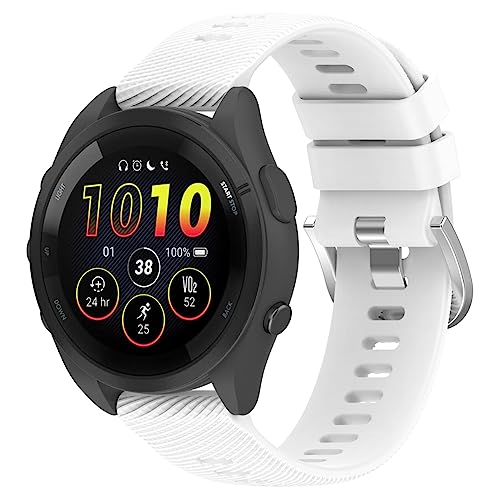 18mm �o���h for Garmin Forerunner 265S / Forerunner 255S Music/Forerunner 255S / Vivoactive 4S / Vivomove 3S �o���h �x���g �X�|�[�c�o���h �����p�X�g��