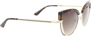 GUESS Marka GU 7622 52F Bayan,CAT EYE,METAL,ALTIN Çerçeve ORGANİK,KAHVERENGİ Cam 54 Ekartman Güneş Gözlüğü