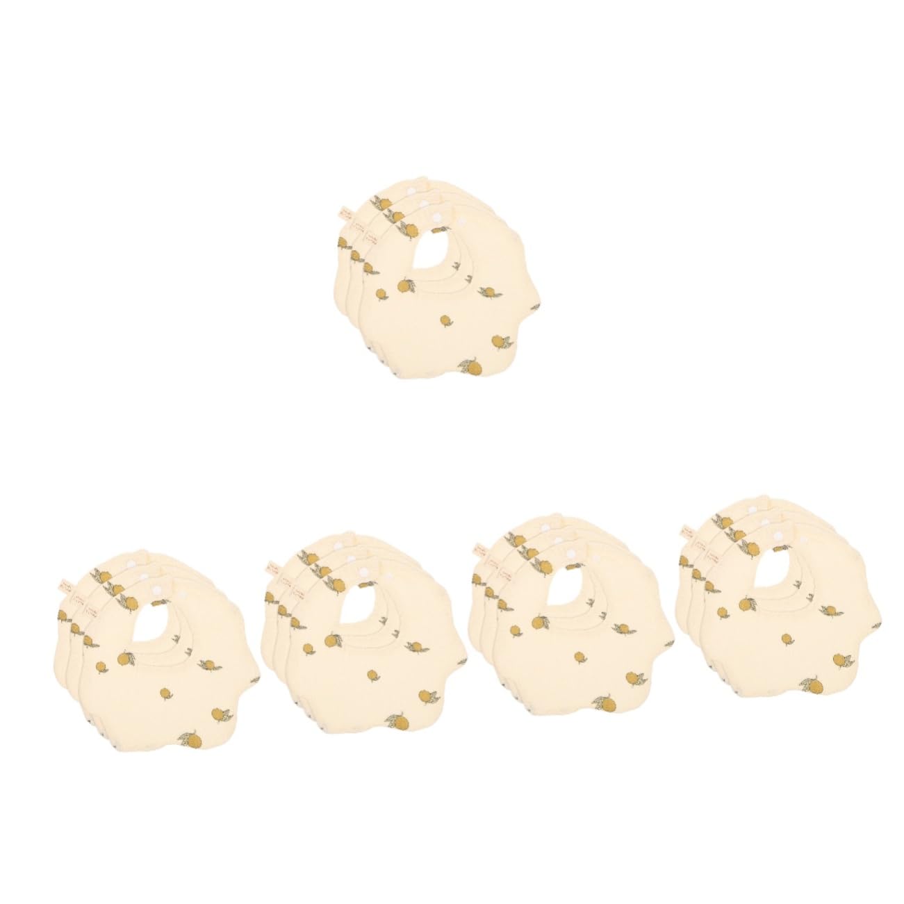 VICASKY 15piezas Baberos De Algodón Absorbentes Para Bebés De Toallas De Saliva Diseño De Dibujos Animados Para Hora De Comer y Uso Diario