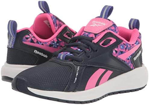 Reebok Girls Durable XT Sneaker, Vector NavyV/Vector NavyV/Lilac Glow, 1 Little Kid | Image 6