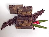 Kaffeeseife, Küchenseife, Peelingseife, vegan, ohne Palmöl, handgemachte Naturseife von kleine Auszeit Manufaktur