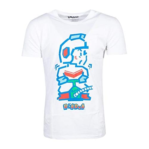 Digdug Bandai Namco Pump Man Men's T-Shirt Black-XL