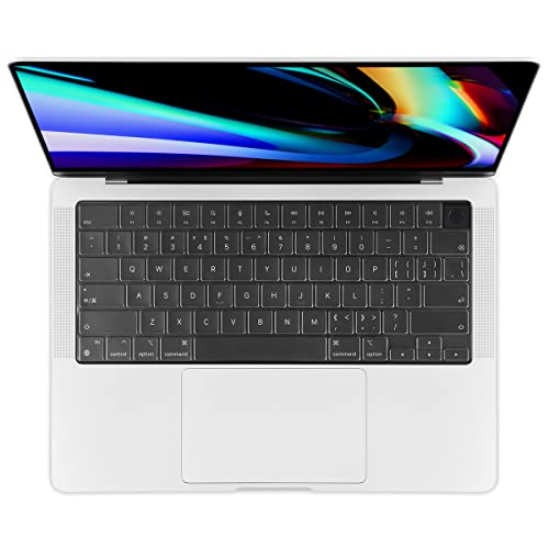 Batianda 2021 MacBook Pro 14 16 キーボードカバー, New MacBook Pro 14インチ A2442 & MacBook Pro 16 インチ A2485 (M1 Pro / M1 Max) 対応 US 英語配列 キー
