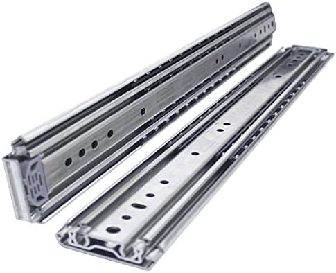 VADANIA 1000mm Ultra Heavy Duty Drawer Runners with Lock #VD2576 1-Pair, Max Load 130-220kg, Ball Bearing Full Extension Side Mount, Upgrade Locking Industrial Drawer Slides for Sliding Out Storage