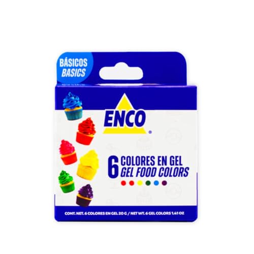 La mejor comparación de Colorantes de esta semana. 43 ENCO Kit 6 Colorantes en Gel Básicos (20g)