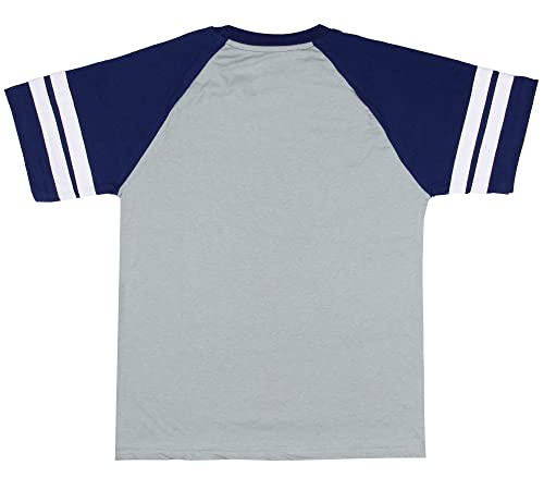 Marvel Avengers Boys' Hulk Iron Man Captain America Superhero Jersey Double Striped T-Shirt Tee4