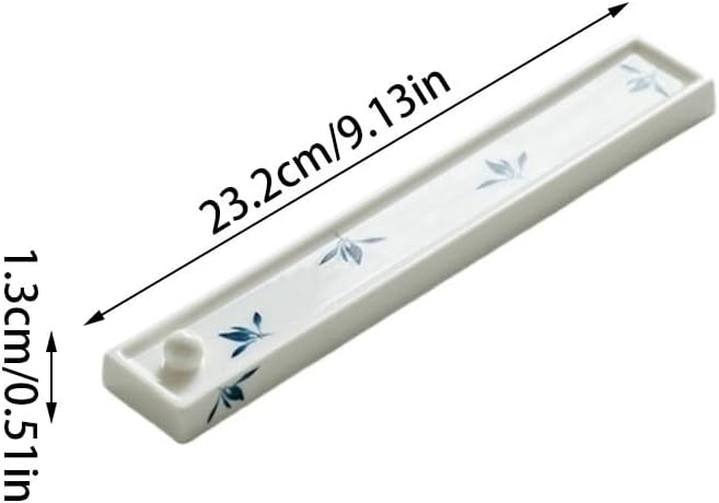 Incense Burner Ceramic Rectangular Incense Burner Household Incense Socket Chinese Incense Accessories Incense Stick Holder