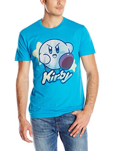 Kirby Men's with Stars Screen Printed T-Shirt