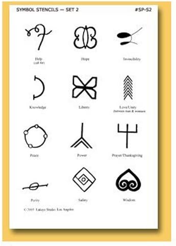 LAKAYE STUDIO LLC Stencil Pack-Symbols 2