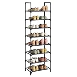 Une demeure stable pour vos chaussures : Ce porte-chaussures est fait en métal robuste et tissu non-tissé résistant. Il a une une grande stabilité et une longue durée de vie