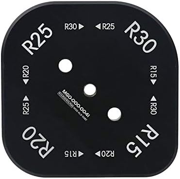 Aluminium Alloy R15-R30 Contour Ruler Trimming R Angle Arc Template Fillet Gauge