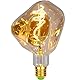 TIANFAN Vintage LED-Glühbirne G125, speziell geformter Stein, 2000 Kelvin, 4 W, dimmbar, 220–240 V, dekorative Edison-Glühbirne E27