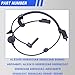 HHGKPVX ABS Wheel Speed Sensor Front Left Right Compatible with 2009-2020 Dodge Journey 08-14 Dodge Avenger 07-10 Chrysler Sebring 200# ALS2408 ALS2410